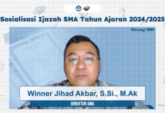 Direktur Sekolah Menengah Atas Kemendikdsamen, Winner Jihad Akbar