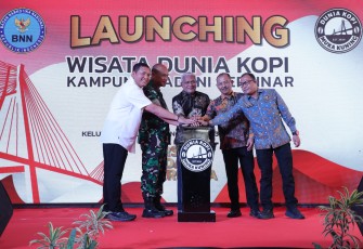 Peresmian Dunia Kopi Kampung Madani Bersinar 