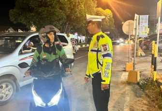 Ditlantas Polda Kalteng Lakukan Patroli Malam 