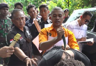 Rekonstruksi kasus pembunuhan Kesya
