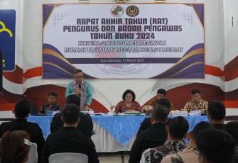 Rutan Kelas I Medan Gelar Rapat Tahunan