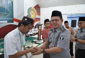Rutan Kelas I Medan Lakukan Kerjasama Dengan Pimpinan Daerah Pemuda Muhammadiyah Pembinaan Kota Medan Berikan Pembinaan Keagamaan Bagi Warga Binaan  