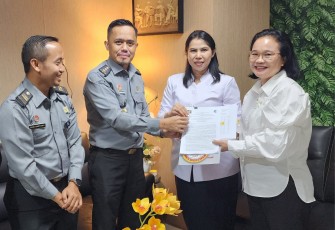 Kakanwil Kementerian HAM Sumut Flora Nainggolan Terima Kunci Rumah Dinas