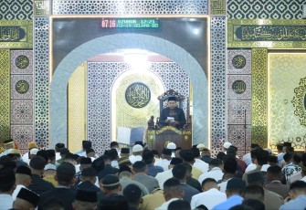 Salat Idul Fitri di Koarmada III Sorong