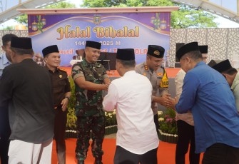 Dandim 0803/Madiun Hadiri Acara Halal Bi Halal Pemerintah Kota Madiun Tahun 1446 H/2025 M