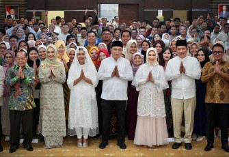 Halalbihalal Kemenkop di Jakarta, Selasa (8/4)