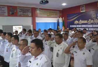 Rutan Kelas I Medan Ikuti Apel Bersama.