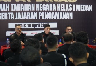 Rapat Dinas Rutan Kelas I Medan dalam Rangka Memperkuat Tupoksi