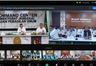 Direktorat Jenderal Badan Peradilan Umum Mahkamah Agung (Ditjen Badilum) kembali menyelenggarakan kegiatan SAPA PENGADILAN di wilayah Pengadilan Tinggi (PT) Kupang, Nusa Tenggara Timur (NTT)