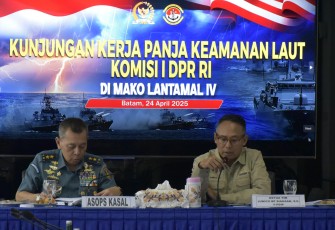 TNI Al Terima Kunker Panja Keamanan Laut Komisi DPR RI 