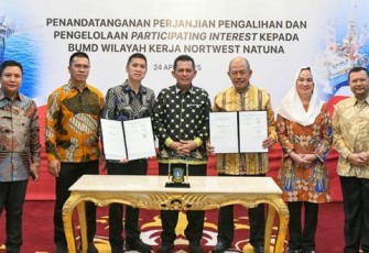 Hadiri Penandatanganan PI 10%, Bupati Natuna Cen Sui Lan Tunjukkan Komitmen untuk Majukan Daerah