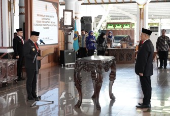 Bupati Pati Lantik Kepala DPUTR 