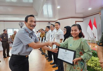 Kakanwil Kemenkum Sumut Hadiri Tasakuran di Ditjenpas Dalam Rangka HBP ke-61