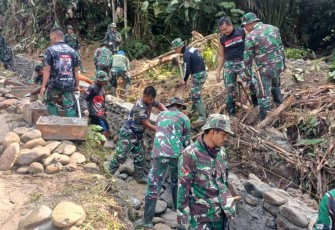 Semangat TMMD ke 124 Kodim 1403/Palopo