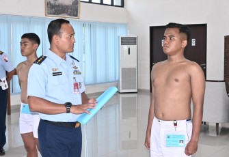 Lanud Raden Sadjad (RSA) Kabupaten Natuna, menyelenggarakan Sidang Penentuan Akhir Daerah (Pantukhirda) Calon Bintara Pria TNI AU Gelombang I Angkatan-55 Tahun Anggaran 2025
