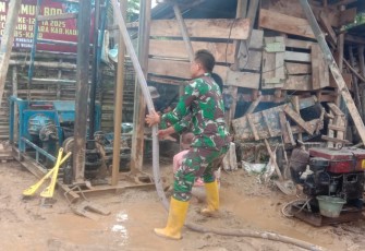 Satgas TMMD Ke-124 Kodim 0408/BS Progres Pengerjaan Sumur Bor