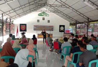 Penyuluhan kesehatan masyarakat di lokasi TMMD ke 124 Kodim Bantaeng 