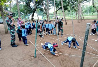 Wasbang anak usia dini di wilayah desa binaan 