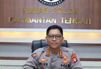Kabid Humas Polda Kalteng Kombes Erlan Munaji saat memberikan keterangan pers