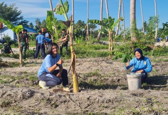 Lanud RSA Natuna Rutin Jaga Lahan Pangan
