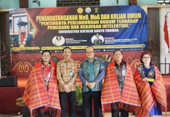 Kemenkum Sumut Gandeng UNIKA Lewat MoU-MoA untuk Tingkatkan Kesadaran HKI di Dunia Akademik