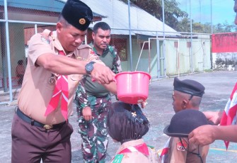 Kodim 1710/Mimika Tutup Persami Pramuka