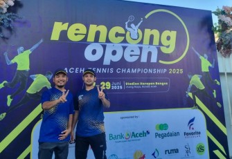 Pasangan Kemenkeu Satu Aceh Raih Juara 2 Kategori Beginner di Turnamen Tenis Lapangan Rencong Open 2025