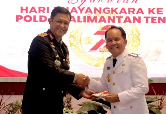 Hari Bhayangkara ke-79, Gubernur dan TNI Beri Kejutan Ke Kapolda Kalteng