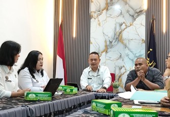 Kadivyankum Sumut Saat Menyampaikan Menteri.