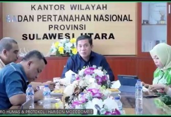 Kepala Biro Hubungan Masyarakat (Humas) dan Protokol, Harison Mocodompis, pada Kamis (17/07/2025)