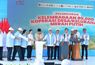 Puan Hadiri Peluncuran Koperasi Merah Putih di Klaten