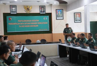 Dandim 0805/Ngawi Letkol Arh Setu Wibowo 