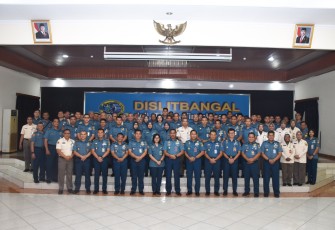 Dislitbangal Terima Sosialisasi Skrining Kesehatan Tim Satkes Denma Mabesal