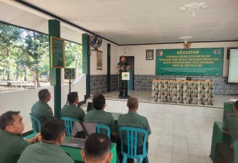 Kodim 0801/Pacitan Perkokoh Pertahanan Darat