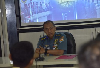 Kepala Dinas Informasi dan Pengolahan Data (Kadisinfolahta) Koarmada III, Letkol Laut (E) Prasetyo Agung B, S.T., M.Tr.Hanla