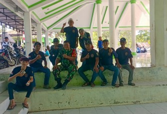 Babinsa Posramil Gerih Aktif Komsos Dengan Tokoh Masyarakat