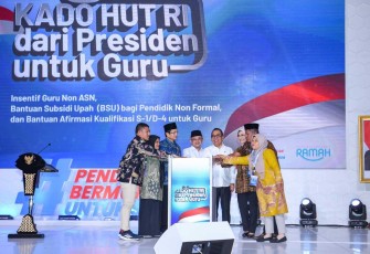 Kementerian Pendidikan Dasar dan Menengah (Kemendikdasmen) resmi meluncurkan “Kado HUT RI dari Presiden untuk Guru” di Jakarta, Rabu (6/8)