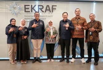 Kementerian Ekonomi Kreatif (Kementerian Ekraf) terus memperkuat kolaborasi lintas lembaga dalam mendukung pencapaian visi Indonesia Emas 2045