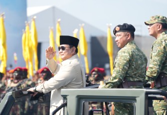 Presiden Republik Indonesia Prabowo Subianto meresmikan enam Komando Daerah Militer (Kodam) baru, 20 Brigade Infanteri Teritorial Pembangunan (Brigif TP), dan 100 Batalyon Infanteri Teritorial Pembangunan (Yonif TP)