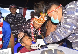Pengecekan kesehatan gratis Koarmada III 