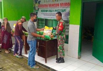 Penyaluran Beras SPHP Kodim Pacitan