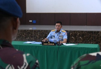 Danlanud Sultan Hasanuddin Pimpin Sidang Disiplin Perkara Judi Online