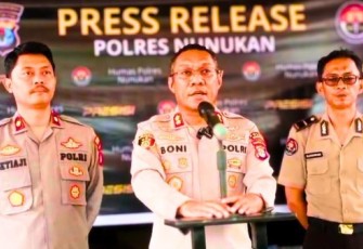 Kapolres Nunukan AKBP Bonifasius Rumbewas 