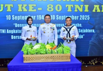 HUT Ke-80 TNI AL di Kolinlamil Jakarta, Rabu (10/9)
