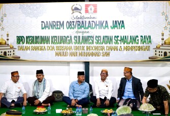 Danrem 083/Bdj Kolonel Inf Kohir bersama Keluarga Besar KKSS Malang Raya, Kamis (11/9)