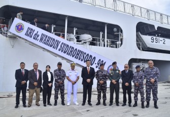 Satgas Port Visit TNI AL di Papua New Guinea 