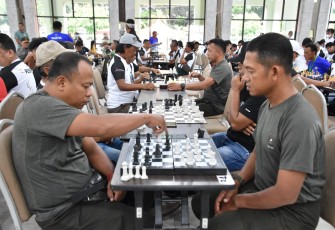 Danrem 031/WB Buka Open Tournament Catur Piala Panglima TNI dan Bazar UMKM Wira Bima