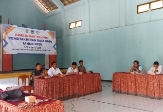Bimtek pemutakhiran data di wilayah desa binaan 