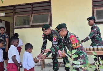 Bubur kacang hijau Satgas Yonarhanud 2 Kostrad 