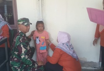 Posyandu anak wilayah desa binaan 